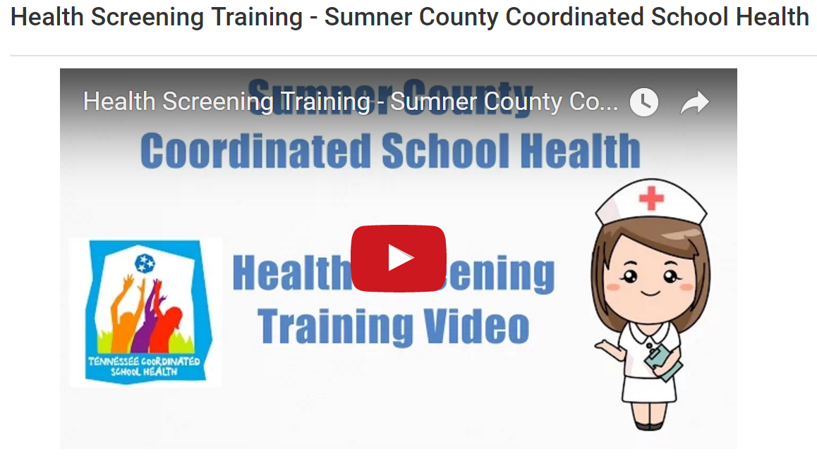 health screening video image