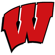 Westmoreland High School's logo, a Red W