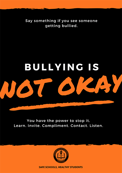 Anti Bullying Poster