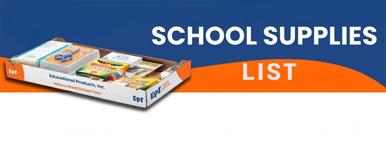 School Supply List for SY 25-26